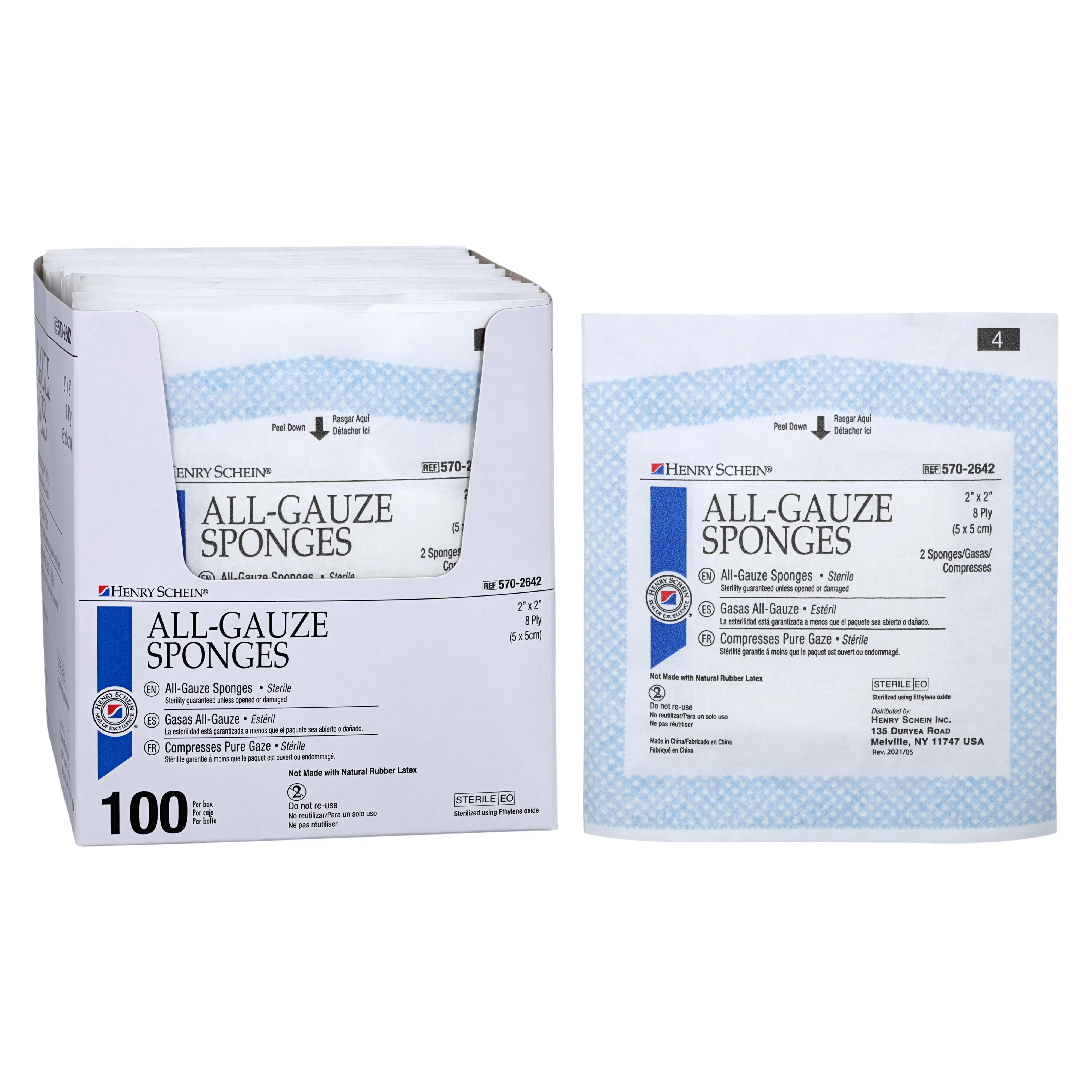 Sterile Gauze Pads (Box of 100)